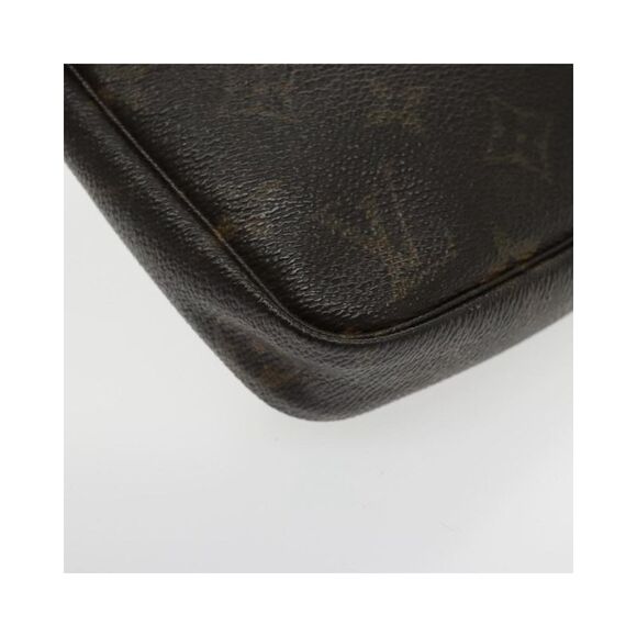 Pre Loved Louis Vuitton Pochette Monogram Clutch Women Brown Clutch Bags - Picture 8 of 8